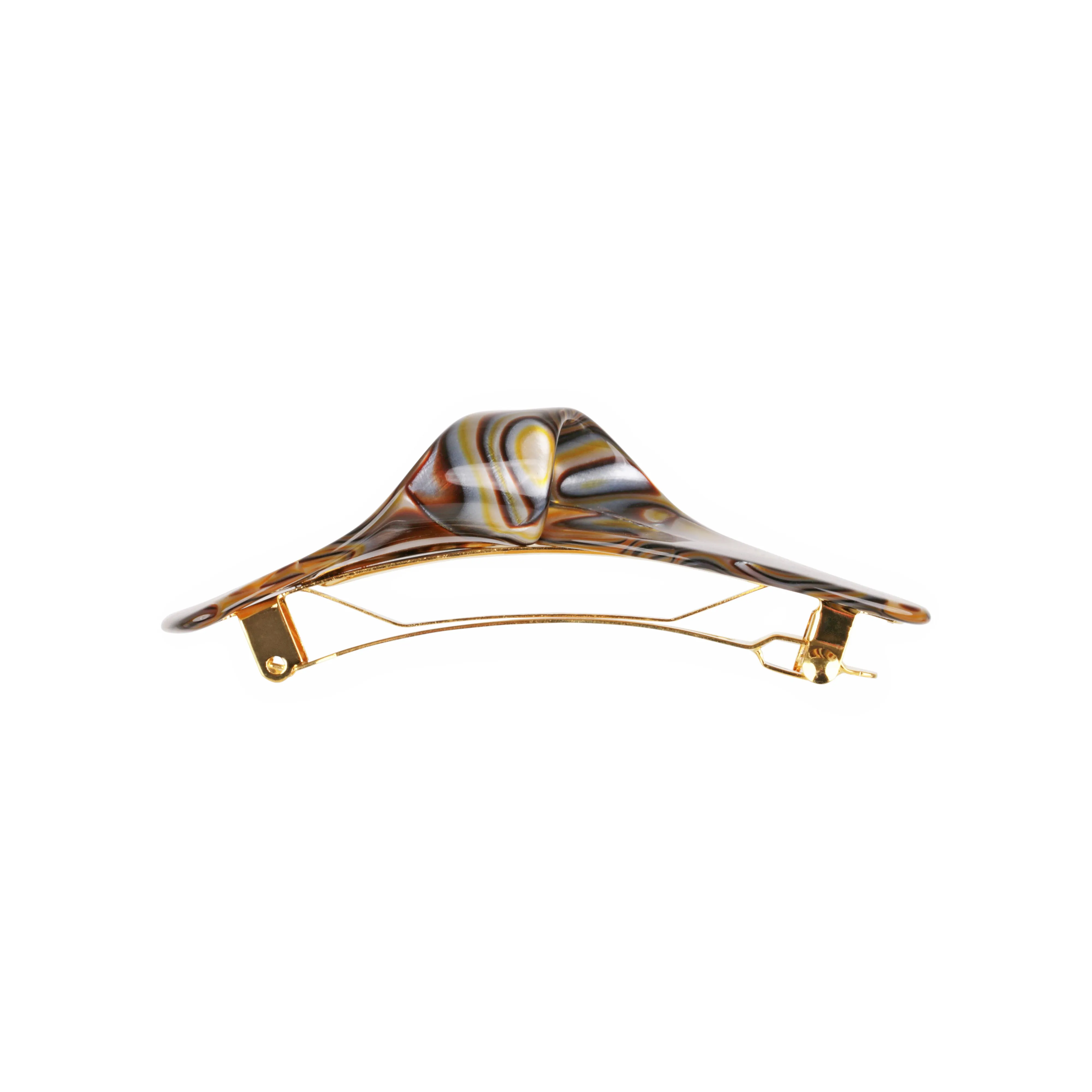Julia Small Onyx Bow Hair Clip