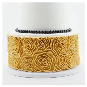 LARGE OPEN FLOWERS BAS RELIEF MOULD