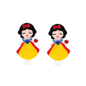 Lilies & Roses Cute Doll Clip Set - Doll with Apple