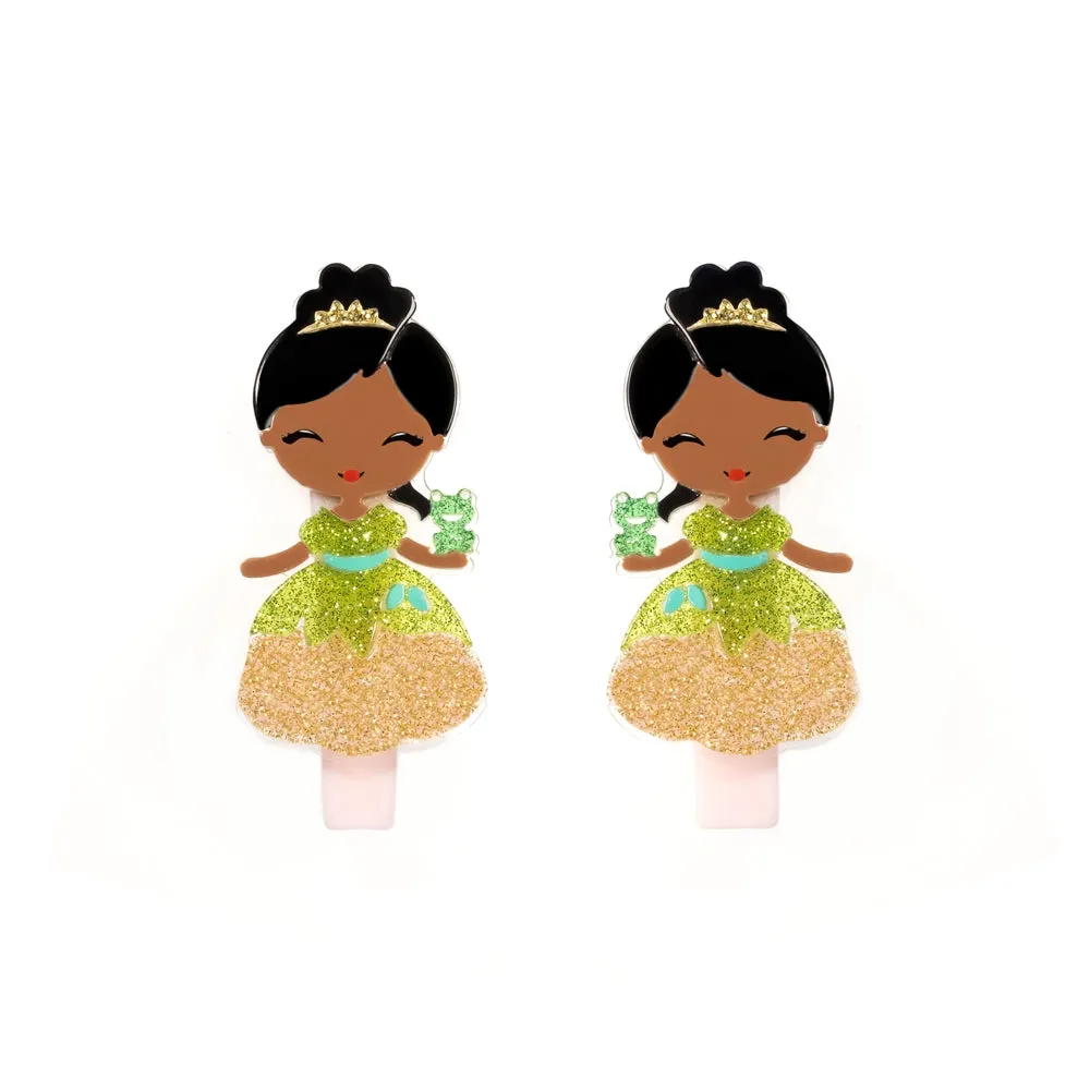 Lilies & Roses Cute Doll Clip Set - Doll with Frog