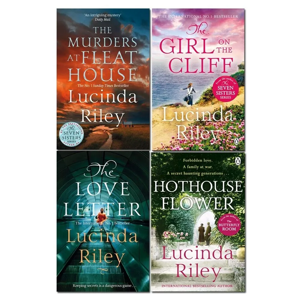 Lucinda Riley 4 Books Set (Murders at Fleat House, Hothouse Flower, Love Letter)