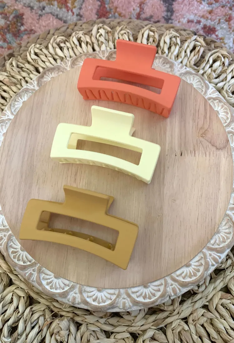 Madison Hair Claw Clip 3 Pack