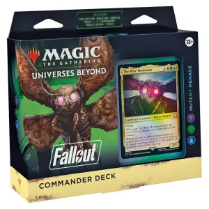 Magic: The Gathering Fallout Commander Deck – Mutant Menace (100-Card Deck, 2-Card Collector Booster Sample Pack   Accessories)