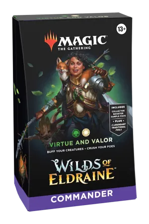 Magic: The Gathering Wilds of Eldraine Commander Deck - Virtue and Valor