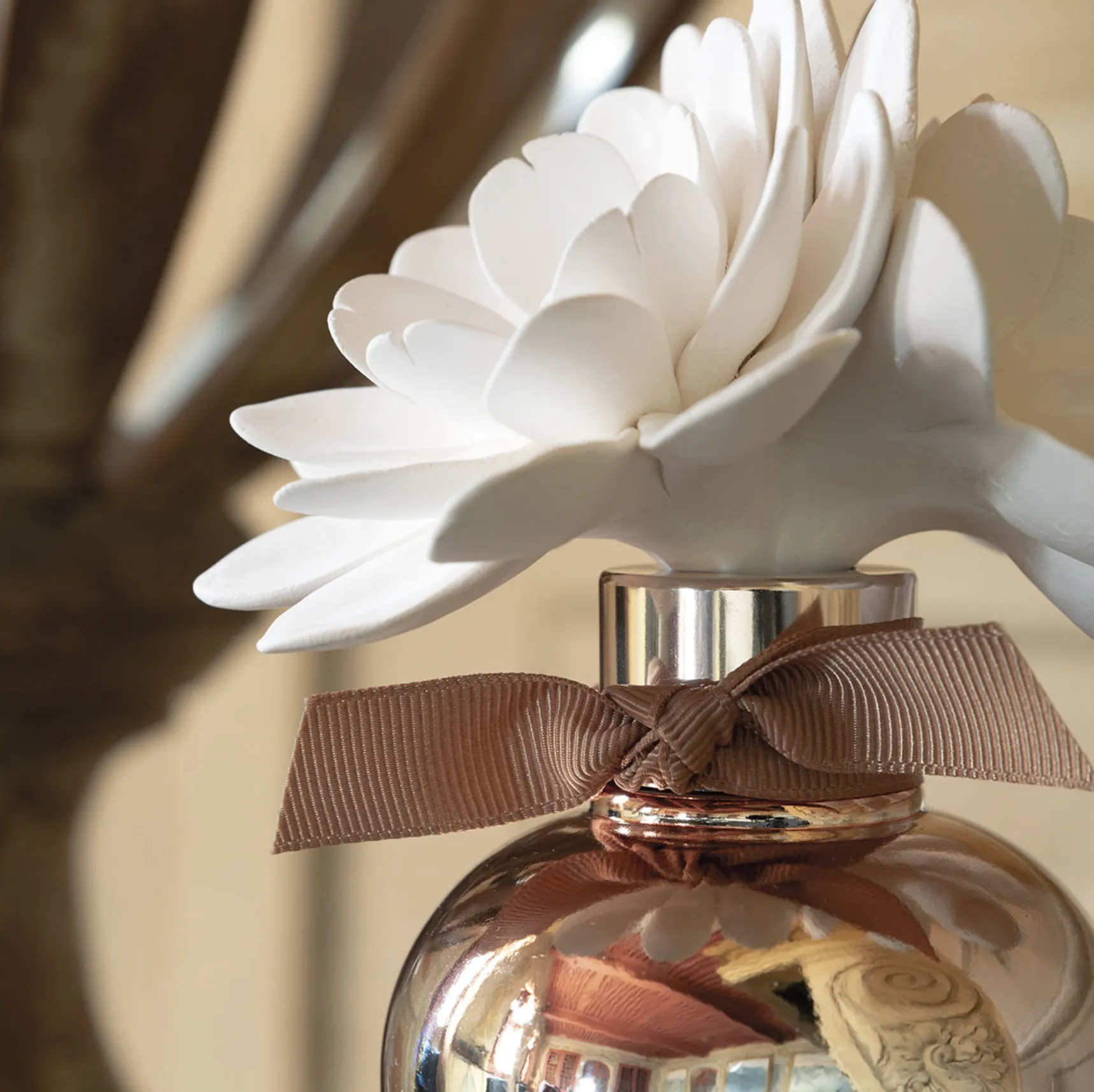 Mathilde M Home Porcelain Biscuit Refill for Valse Florale Fragrance Diffuser