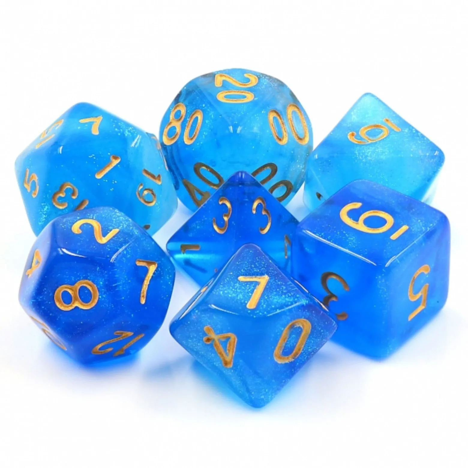 Mermaid's Crown RPG Dice Set