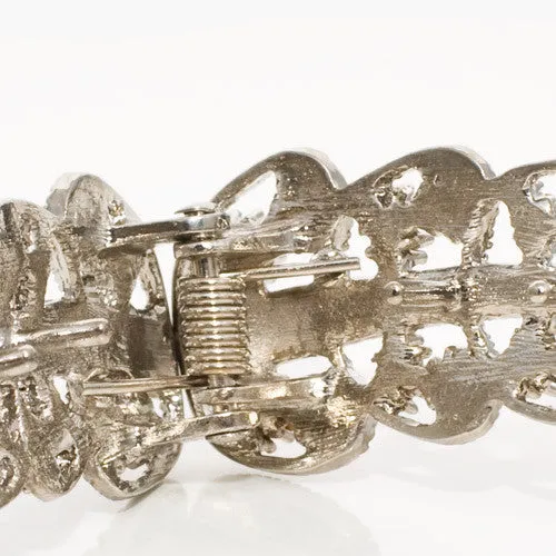 Metal Banana Clip with Crystals
