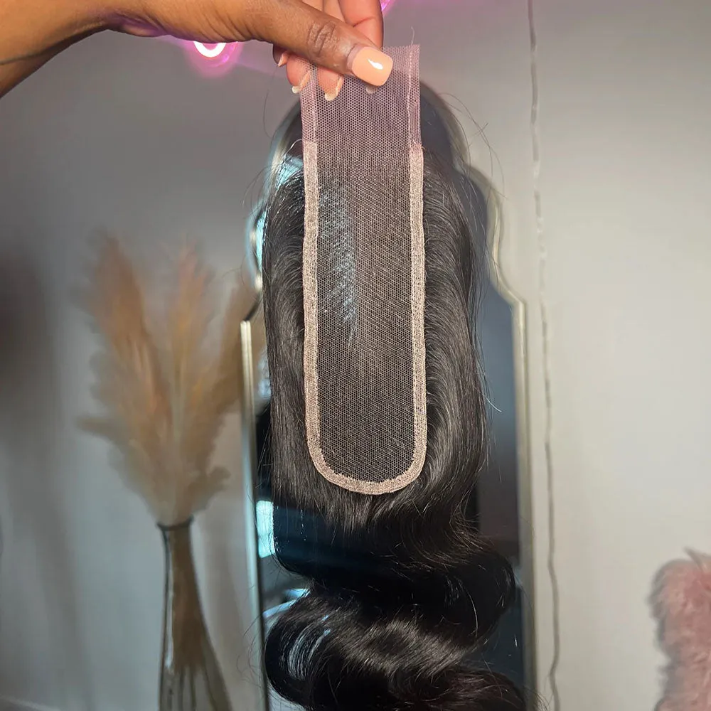 Modern Show 2x6 Body Wave Closure Remy Human Hair Pre Plucked Baby Hair