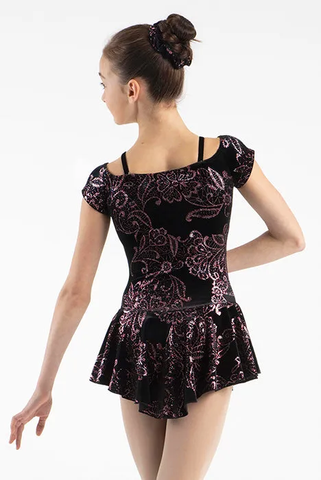 Mondor 12939 Fantasy on Ice Short Sleeve Dress