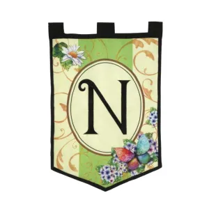 Monogram Garden Flag N