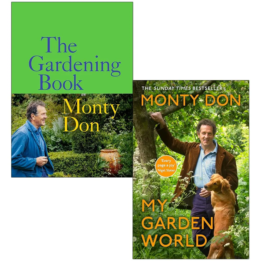 Monty Don Collection 2 Books Set (The Gardening Book & My Garden World)