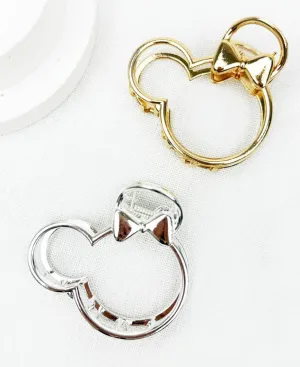 Mouse Metal Hair Claw (*colors vary)