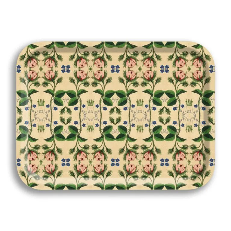 Naive Rose Small Serving Tray