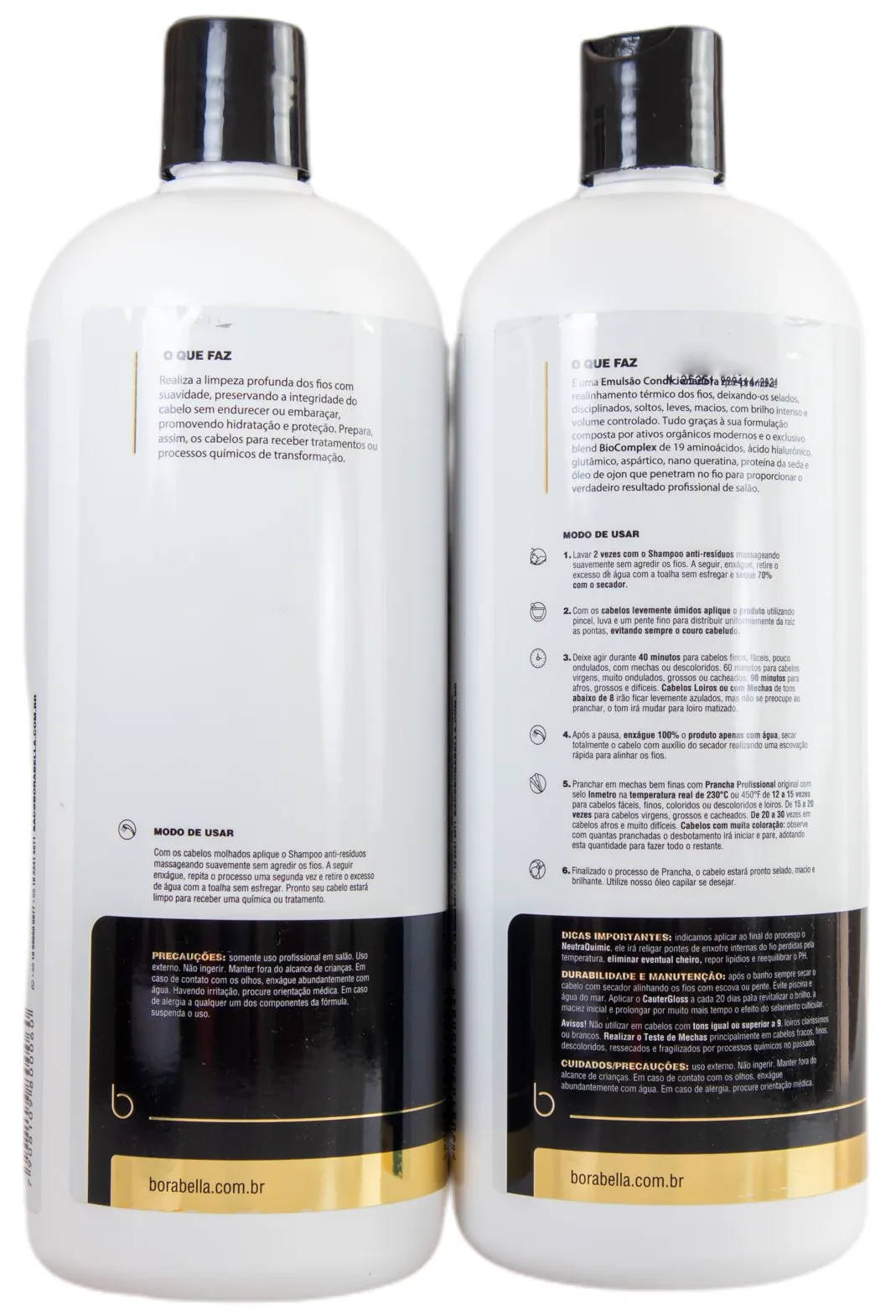 Nao Chore Mais No More Crying Progressive Hair Treatment 2x1000ml - Borabella