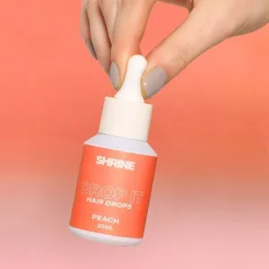 New Shrine Hair Colour Drops, simply add to conditioner, Peach!
