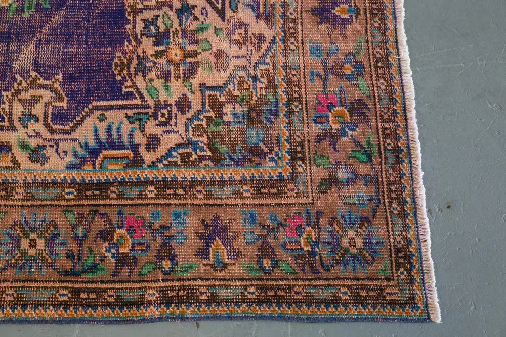 Old Demirci Oushak Rug 6.9ftx9.9ft
