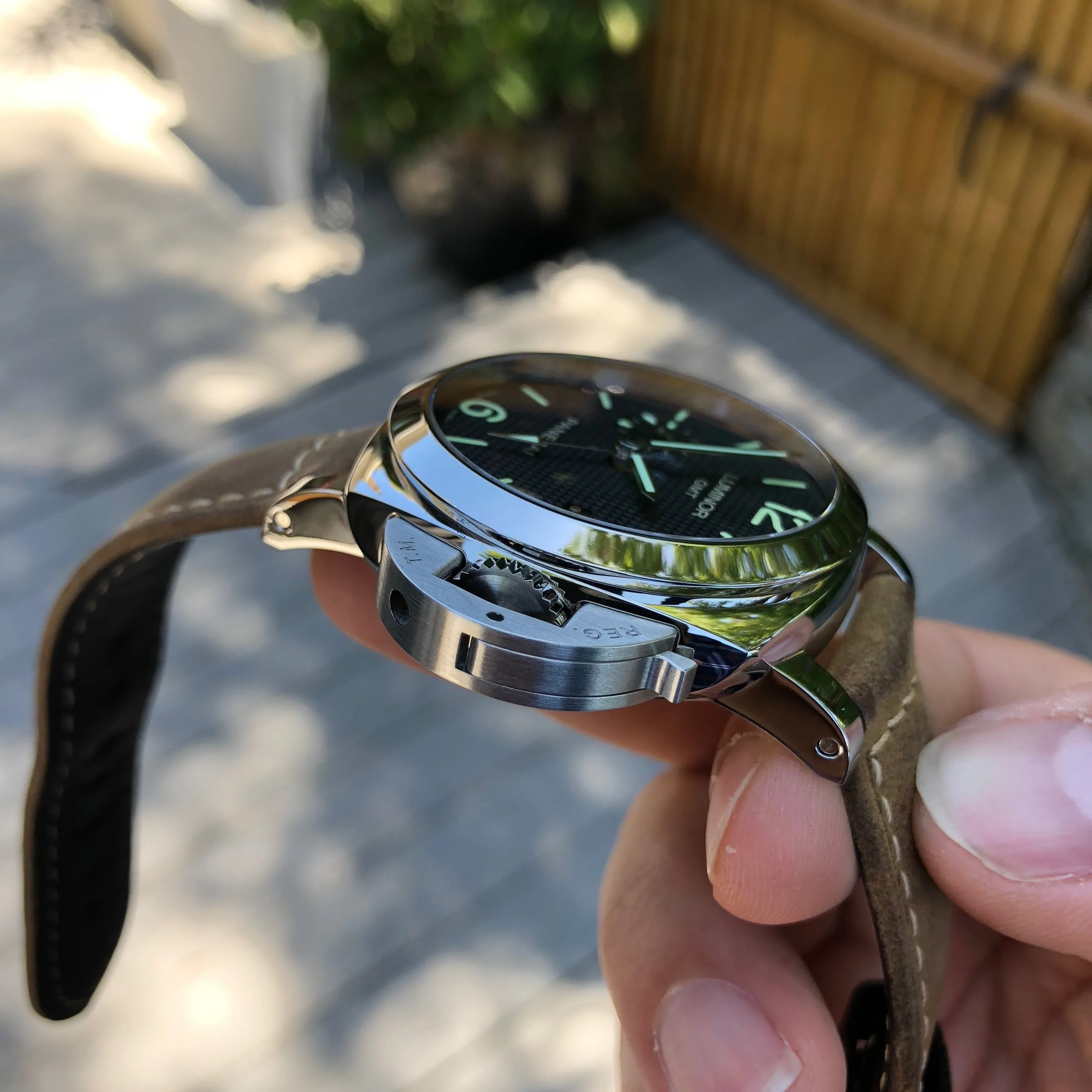 Panerai Luminor 1950 PAM 535 GMT 3 Days Automatic 42mm Wristwatch Box Papers