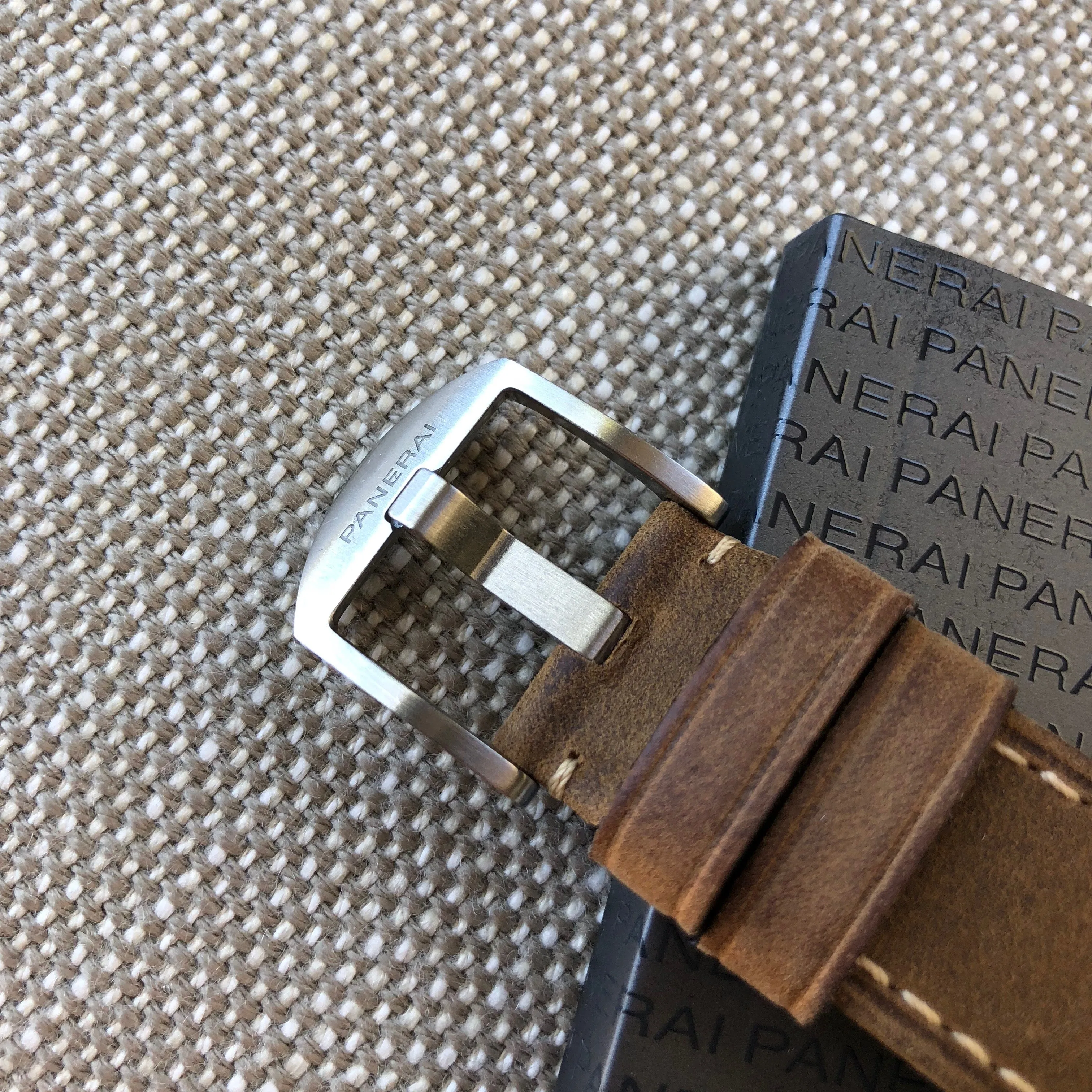 Panerai Luminor 1950 PAM 535 GMT 3 Days Automatic 42mm Wristwatch Box Papers