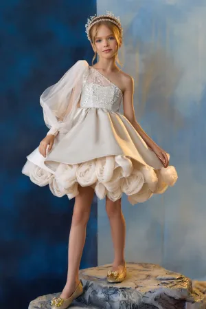 Peek-a-Bloom Communion Dress
