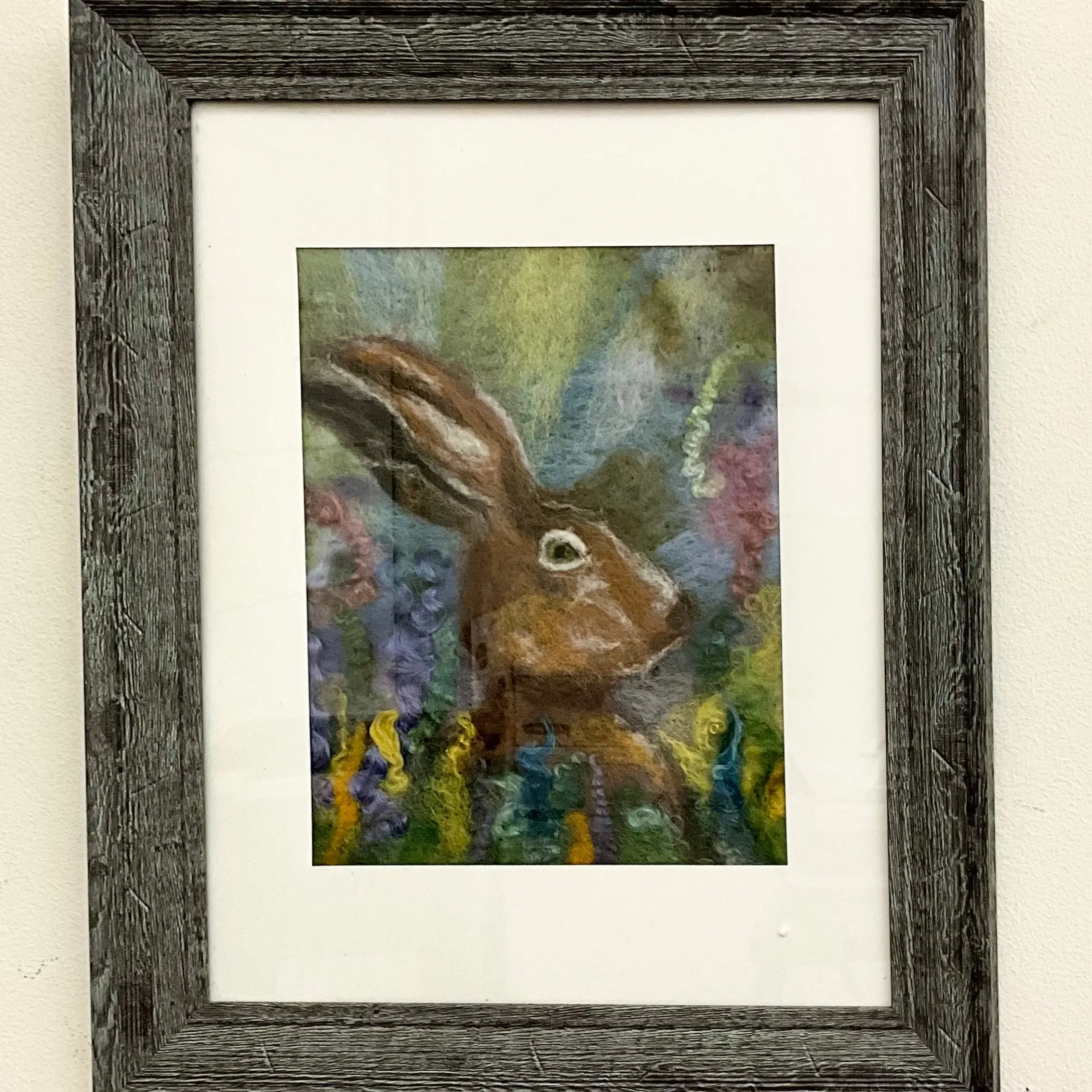 Peter -  Hand Felted Framed Art