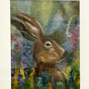 Peter -  Hand Felted Framed Art