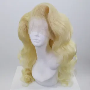 Platinum Blonde Soft Waves Custom Styled Wig