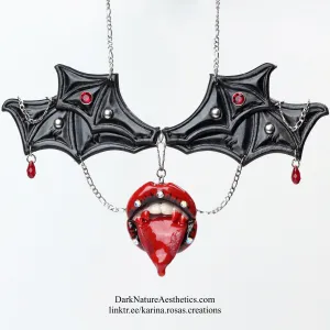 "Bloody Delicious" Vampire Necklace Artist Collaboration