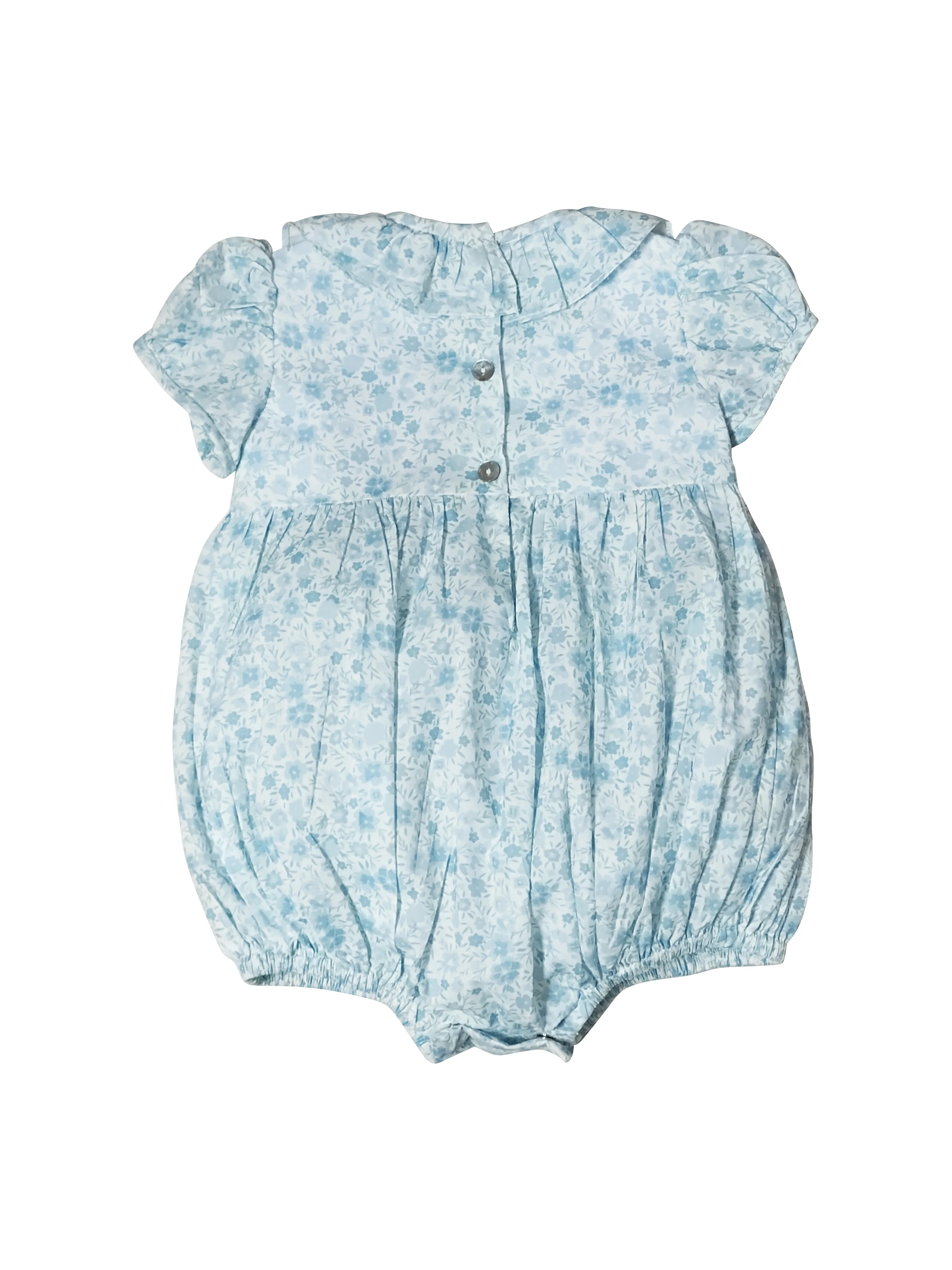 "Carly & Ronnie" Smocked Baby Girl Bubble