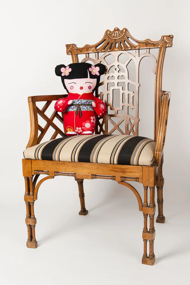 "Geisha Girl" Doll Pillow