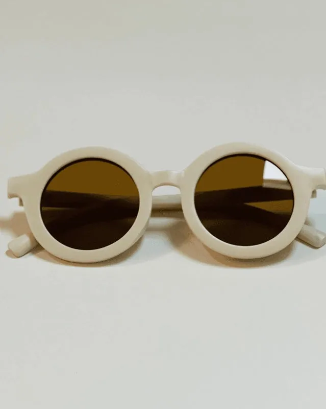 Recycled Plastic Sunglasses - Buttercream