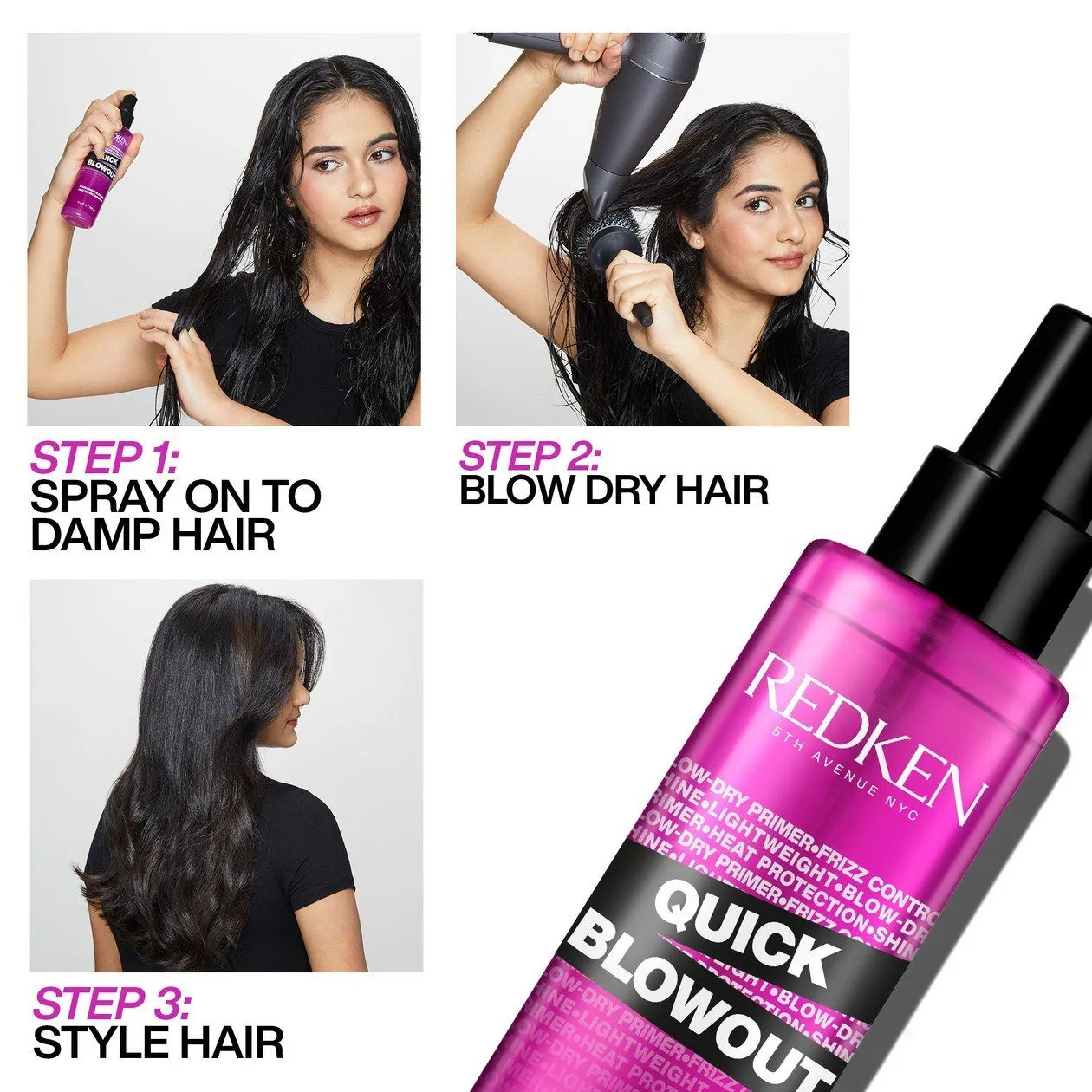 Redken Quick Blowout Heat Protectant Spray