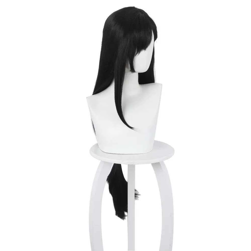 Rulercosplay Anime Final Fantasy VII Tifa Lockhart Black Long Cosplay Wig