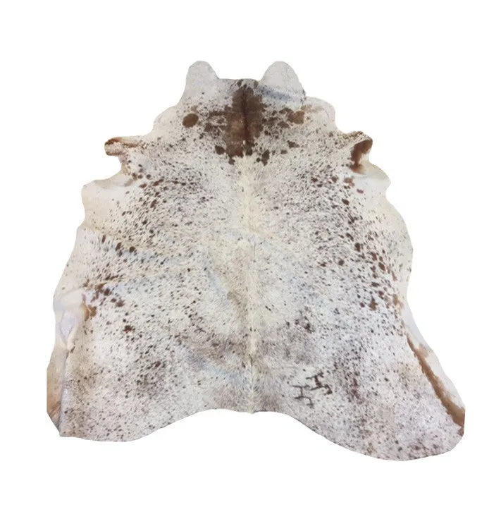 Salt & Pepper Cowhide Rug (Brown) - XL