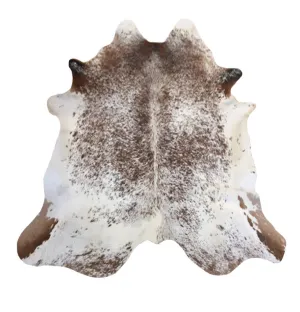 Salt & Pepper Cowhide Rug (Brown) - XL
