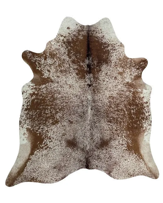 Salt & Pepper Cowhide Rug (Brown) - XL