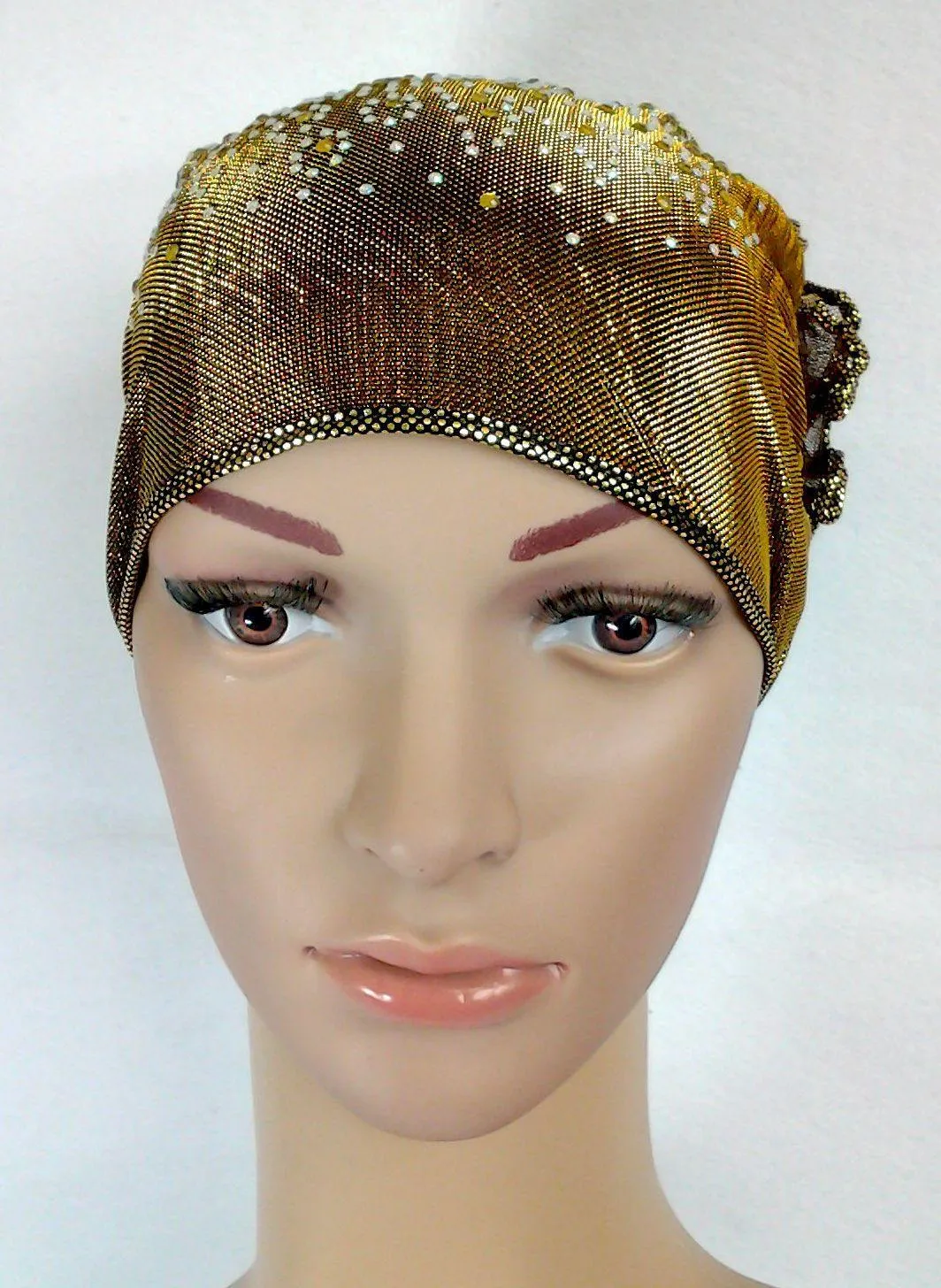 SHINING THREADS RHINESTONE Muslim Inner Caps Islamic Underscarf Hats Ninja Hijab