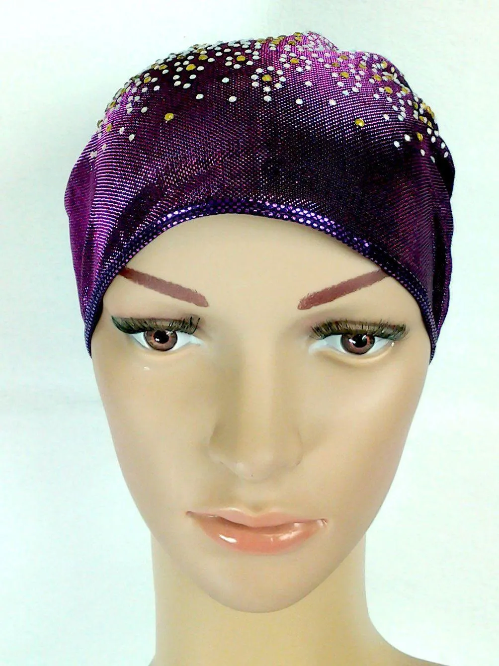 SHINING THREADS RHINESTONE Muslim Inner Caps Islamic Underscarf Hats Ninja Hijab