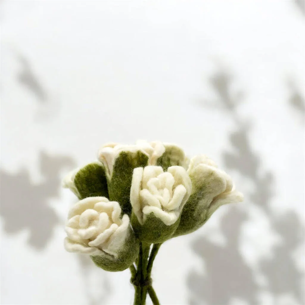 Six Felt Flower Bouquet - Bouquet of Flowers - Mother's Day Gift