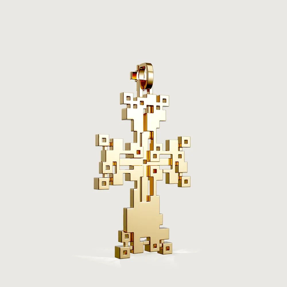 Small Nova Cross with Diamonds