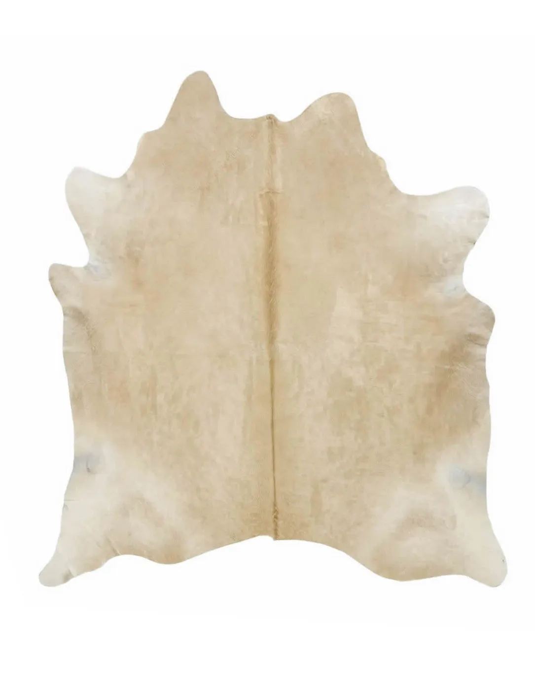 Solid Light Palomino Cowhide Rug - XL