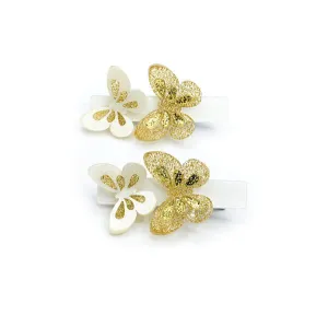 SPR- Butterfly Gold Hair Clips
