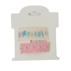 Spring Flowers Snap Clip Set