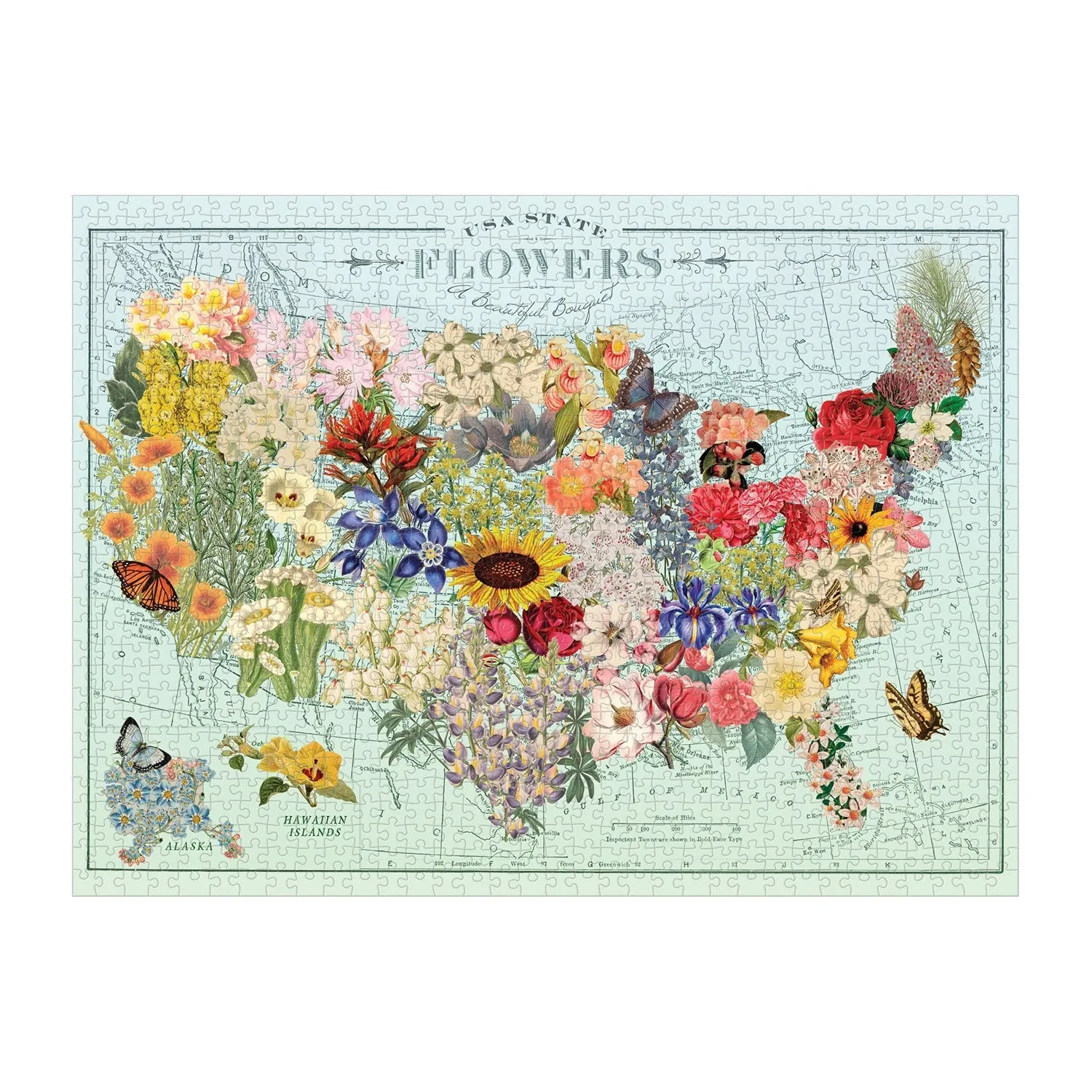 State Flowers Puzzle