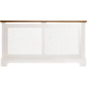 Tema Georgian Rad Cab 2 Tone White & Oak Medium