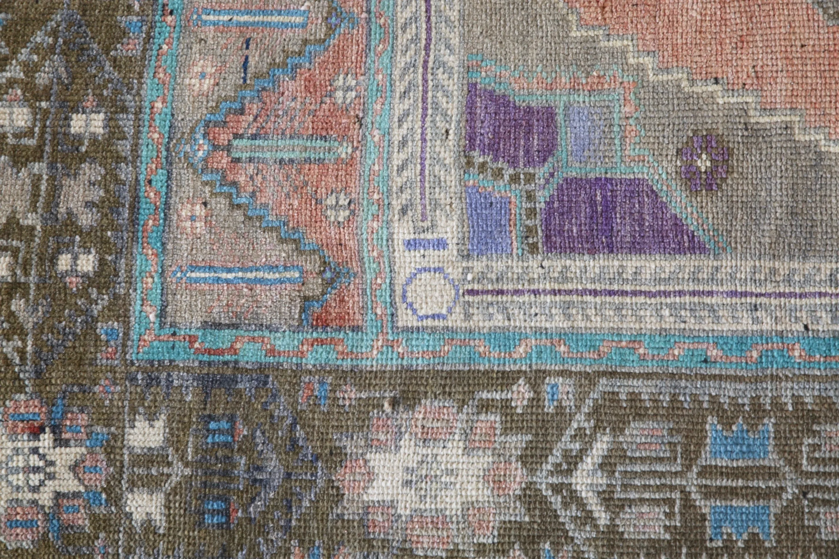 Vintage Anatolian Rug 3.5ftx7ft