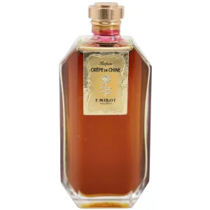 Vintage French F. Millot Crepe de Chine Glass Perfume Bottle with Contents