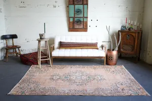 Vintage Isparta Rug 5.7ftx8.6ft