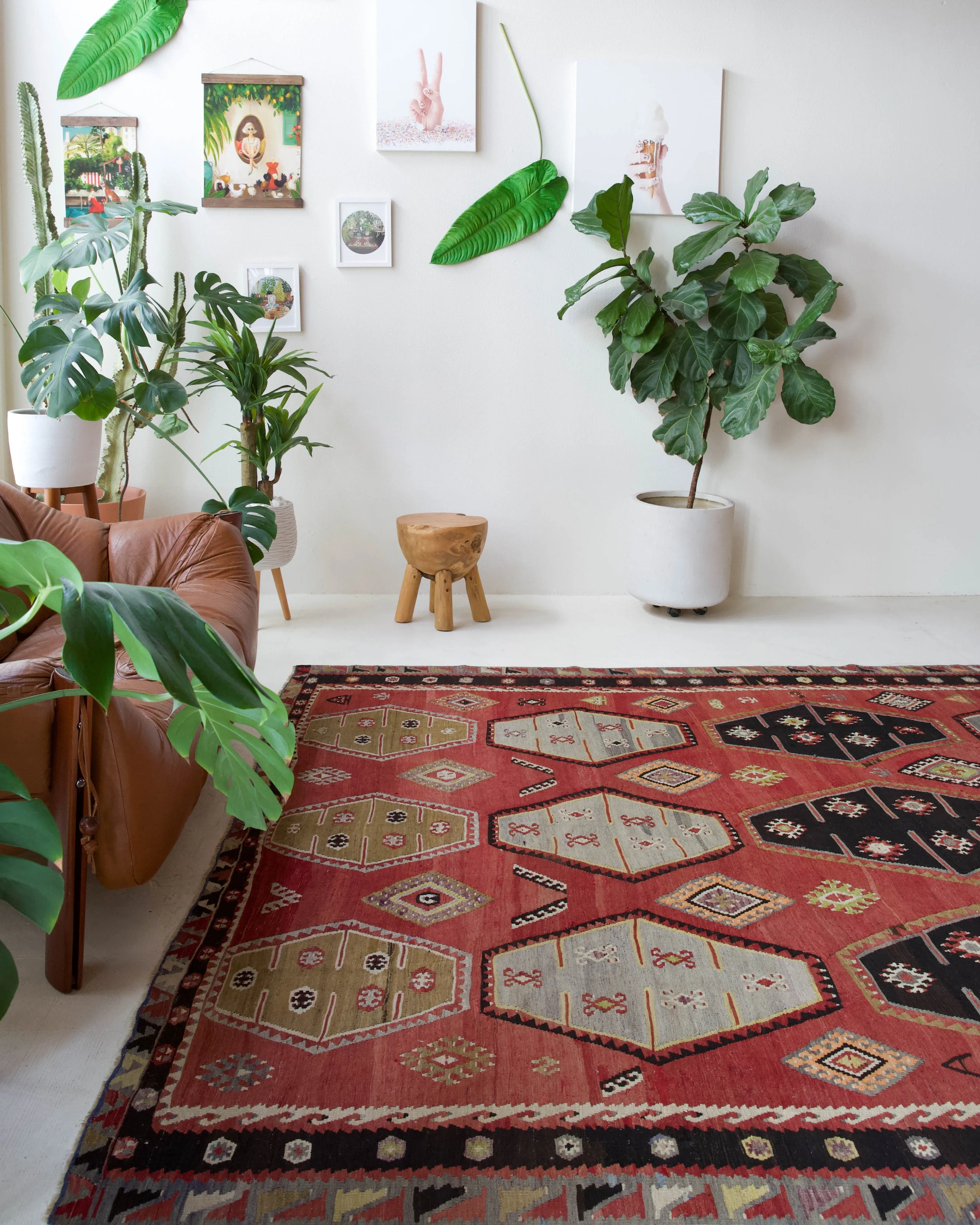 Vintage Sivas Sarkisla Kilim Rug 8'5"x12'6"