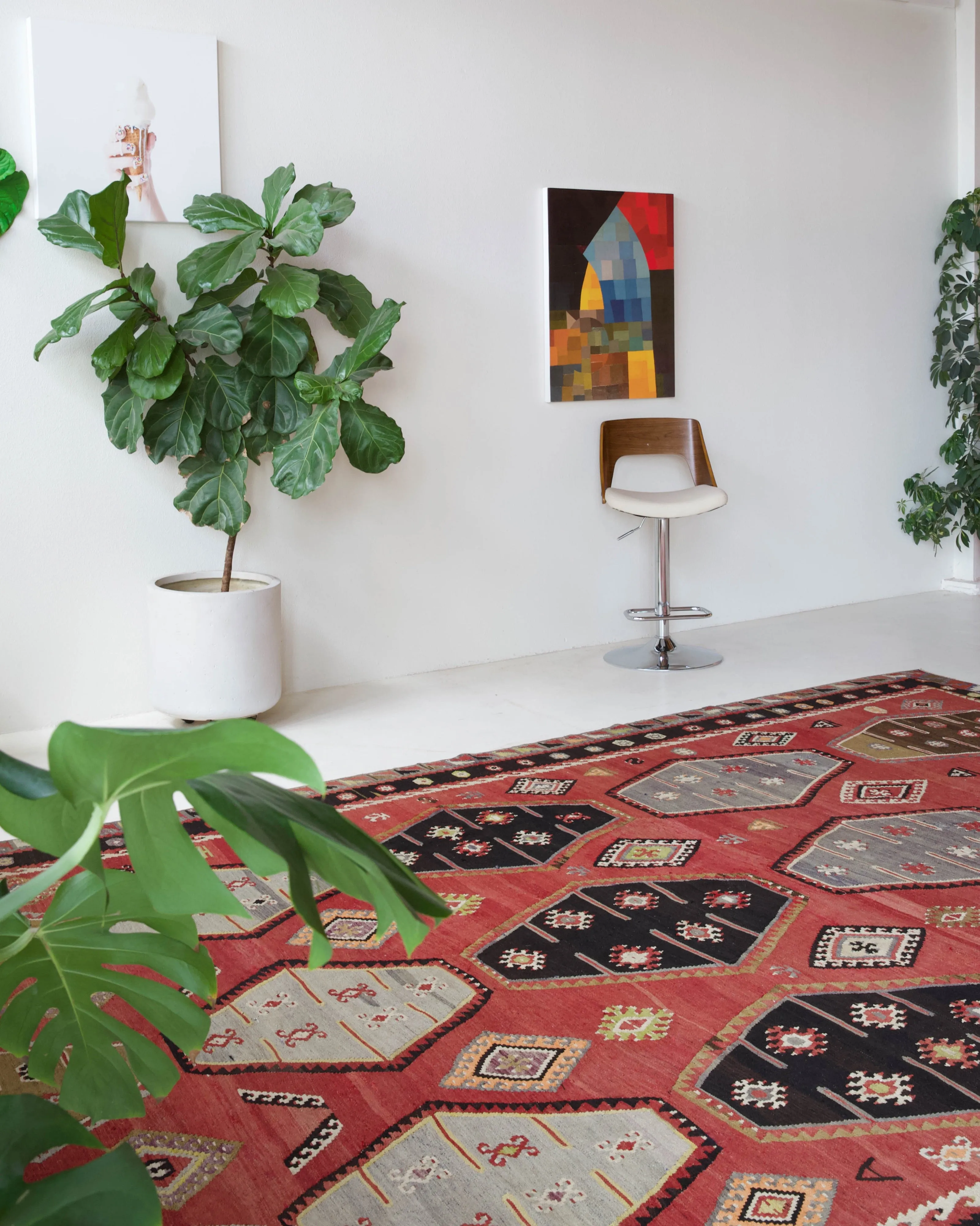 Vintage Sivas Sarkisla Kilim Rug 8'5"x12'6"