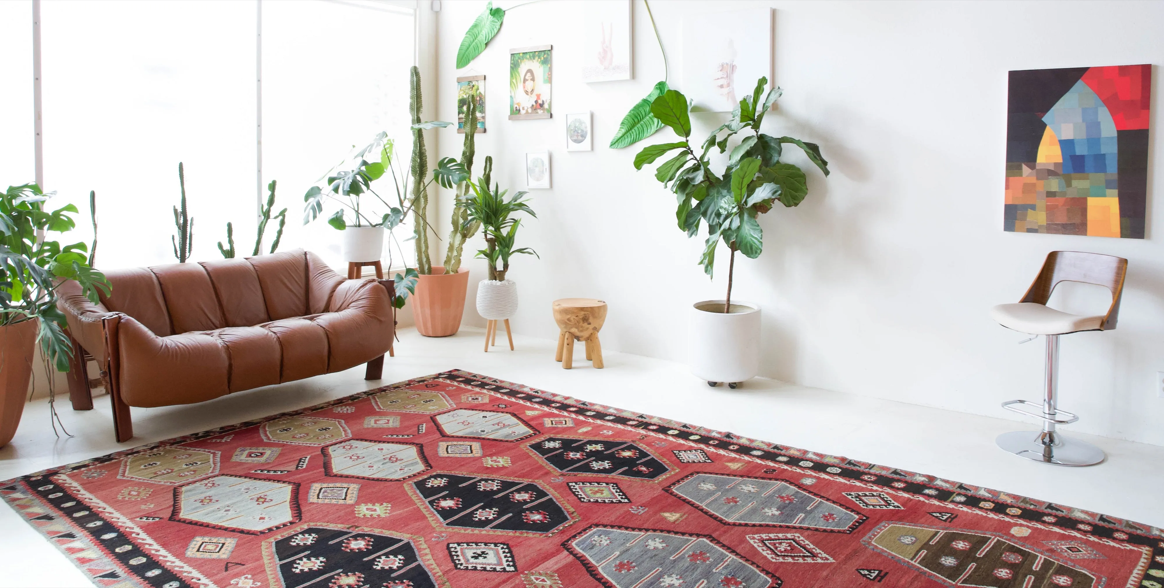 Vintage Sivas Sarkisla Kilim Rug 8'5"x12'6"